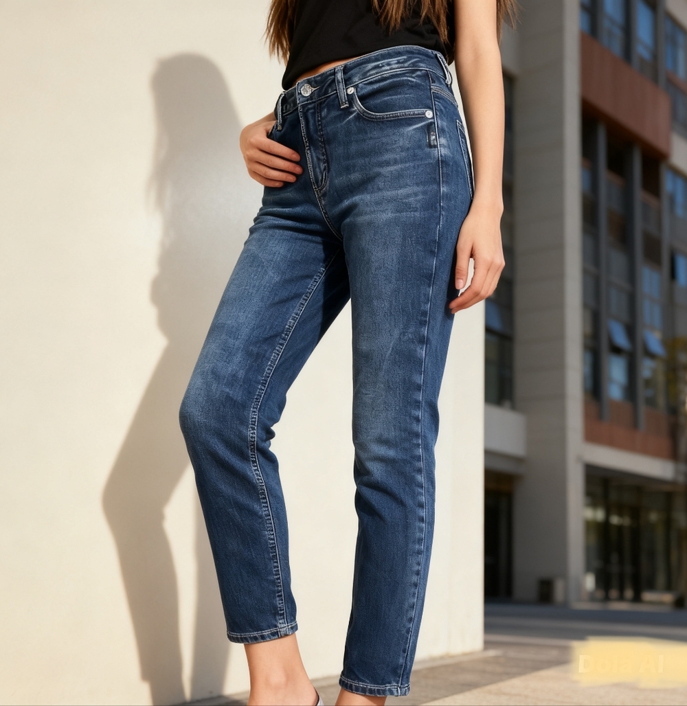 Silver Jeans Women's Size 29 Dark Wash Stretch Denim Jeans Mid Rise Slim Fit